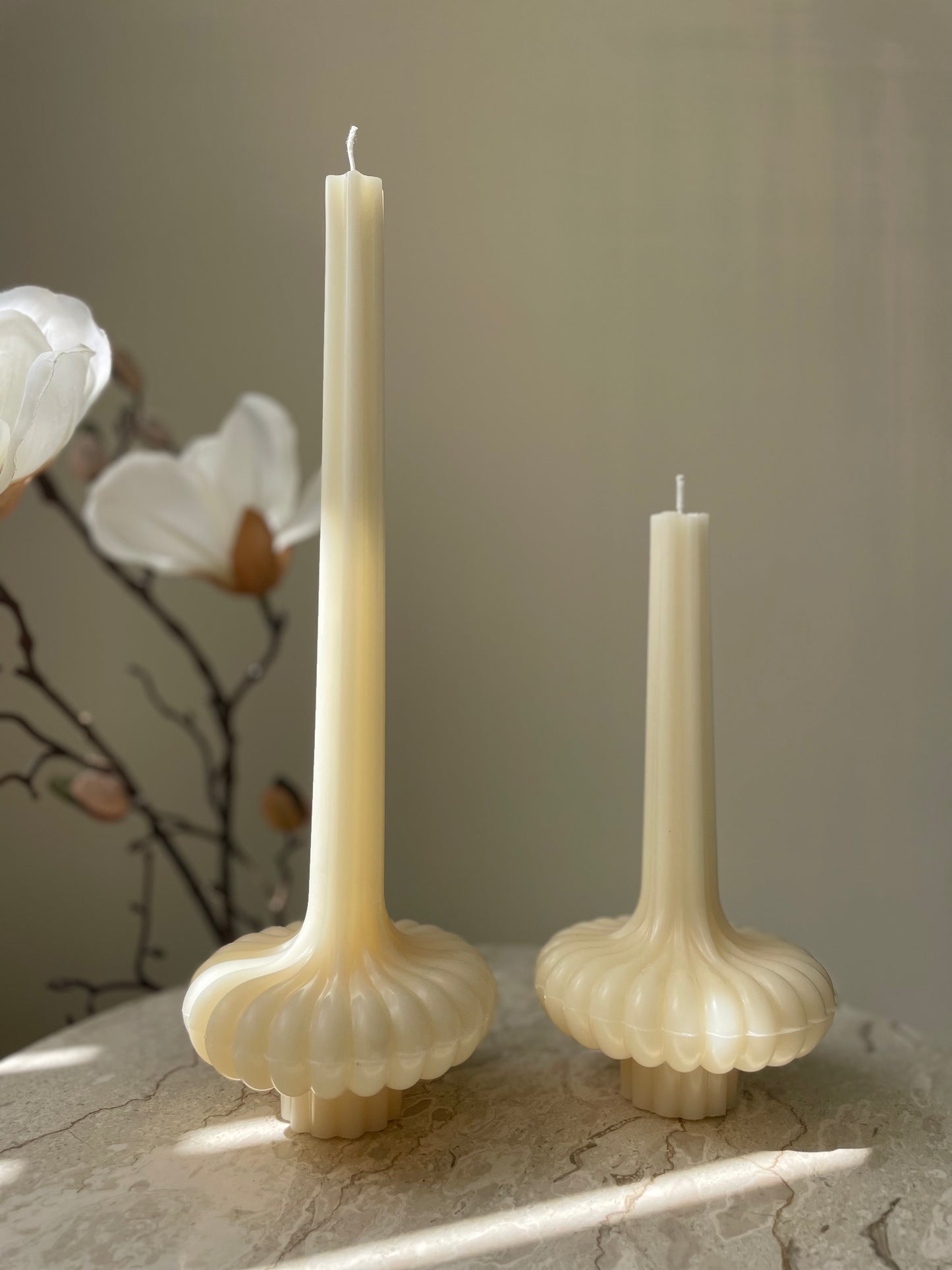 Две свечи Ivory