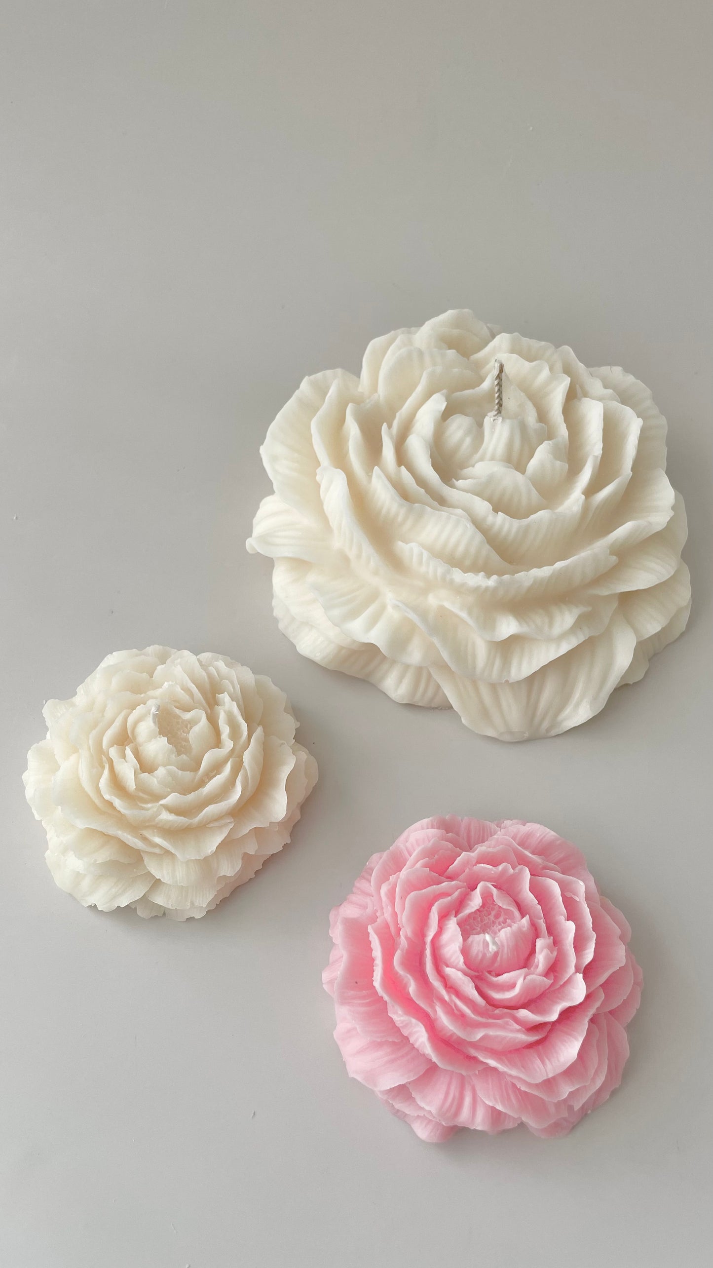 Large one rose Candle