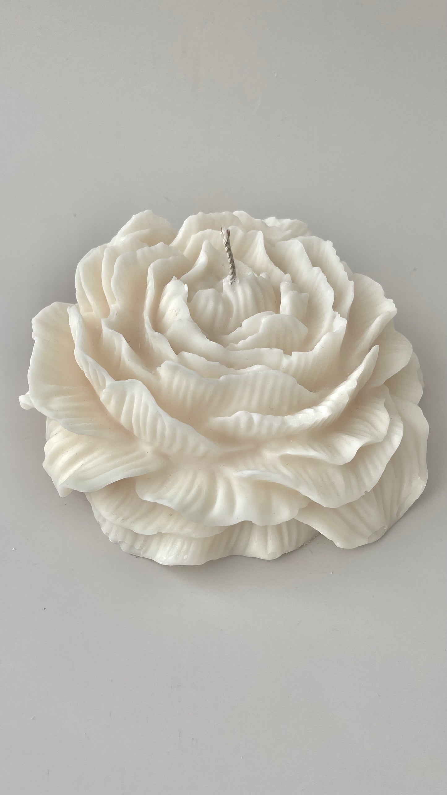 Large one rose Candle
