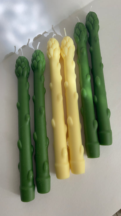 Asparagus Vegetable Taper Candles