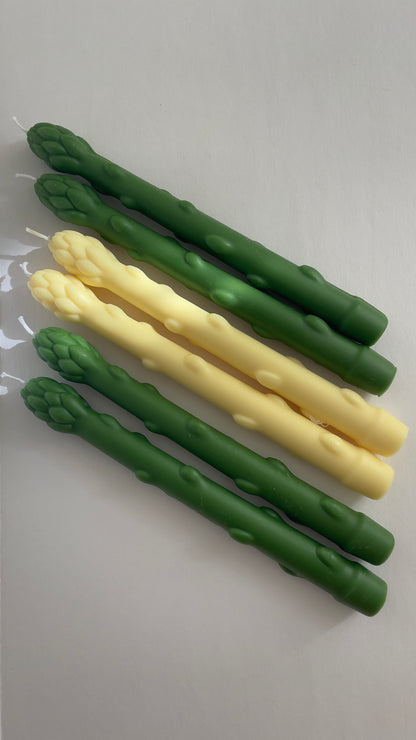 Asparagus Vegetable Taper Candles