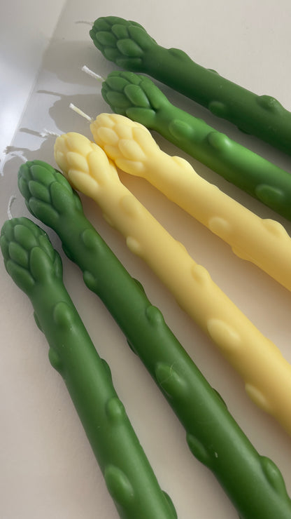 Asparagus Vegetable Taper Candles