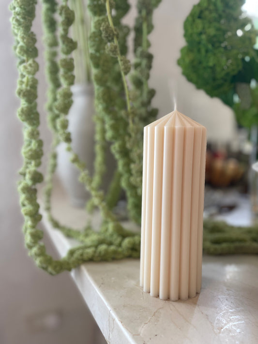 Ivory column Candle