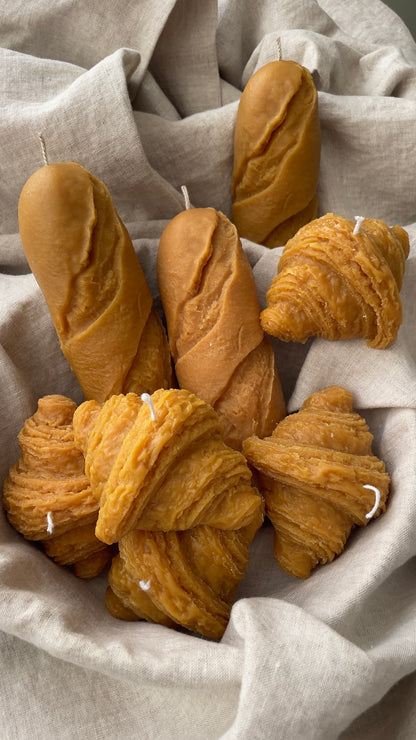 French Baguette Candle