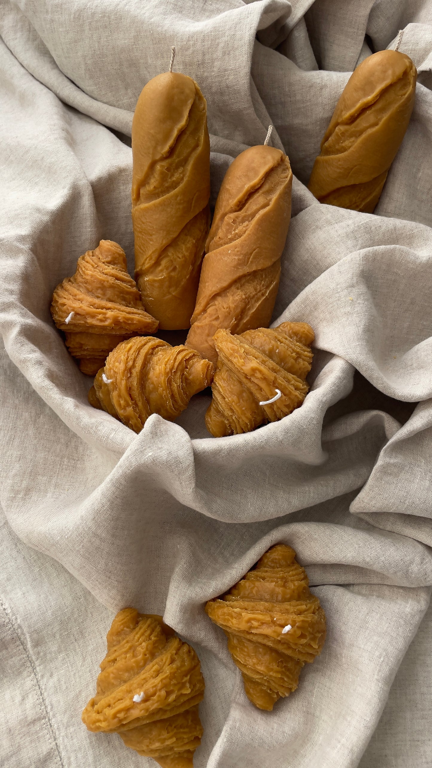 French Baguette Candle