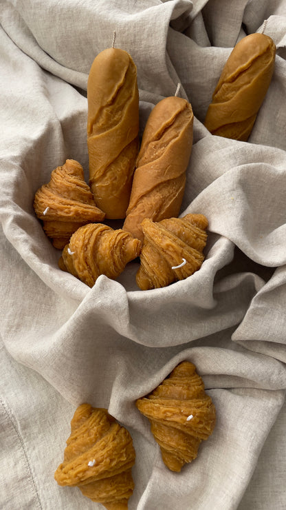 French Baguette Candle