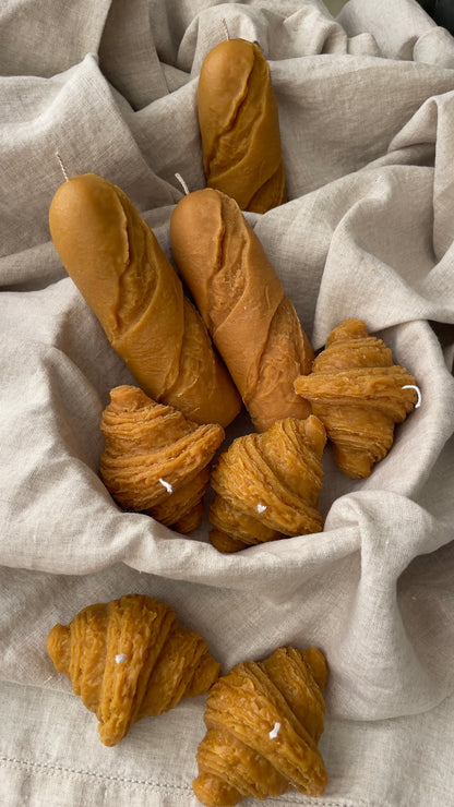 French Baguette Candle