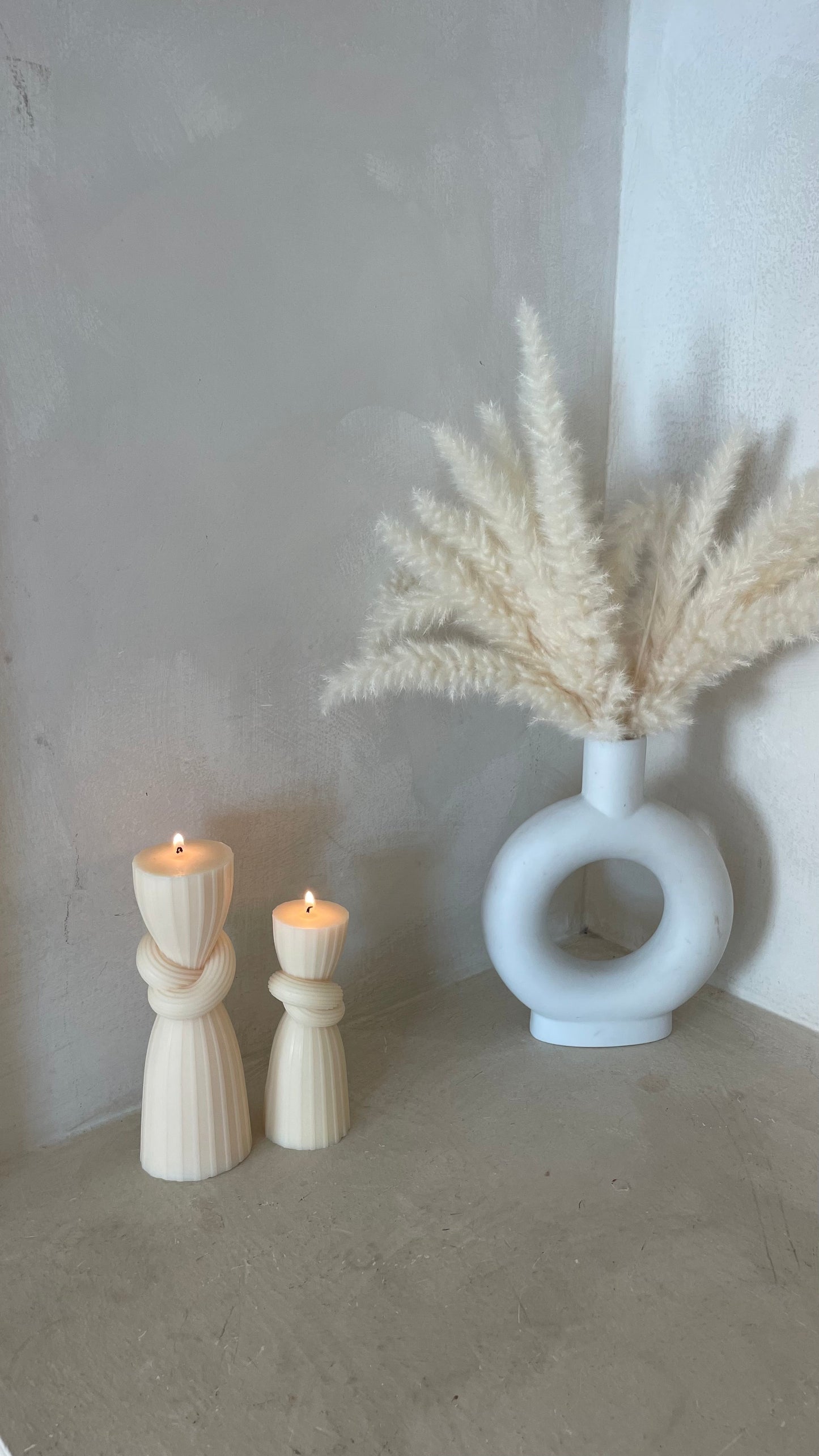 Candle nodules set of two