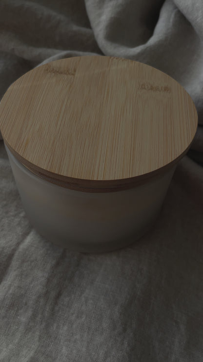 Large Elegant Candle Bowl 8 inch 24 oz