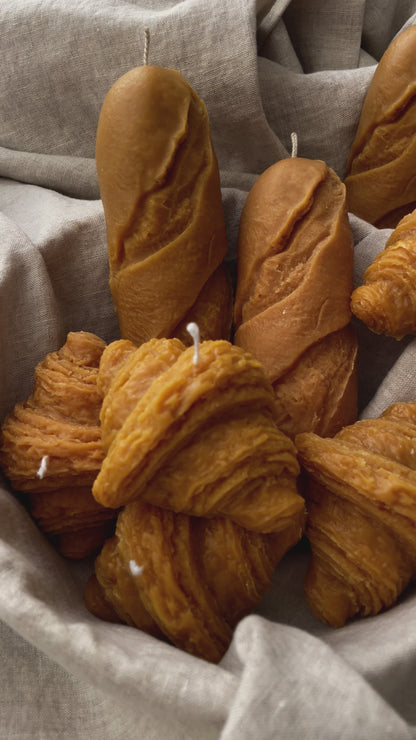 French Baguette Candle